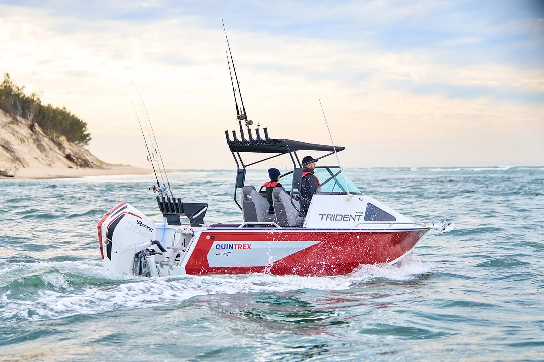 mercury 100hp fourstroke powering a family recreational boat
